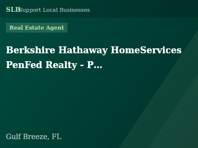 Berkshire Hathaway HomeServices PenFed Realty - Peggy Braun, Realtor® — Real Estate Agent in Gulf Breeze, FL