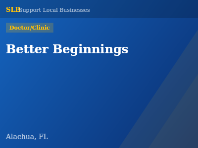 Better Beginnings — Doctor/Clinic in Alachua, FL
