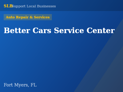 Better Cars Service Center — Auto Repair & Services in Fort Myers, FL