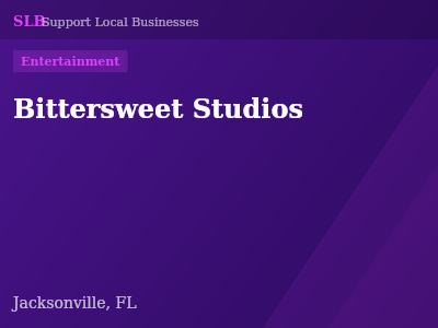 Bittersweet Studios — Entertainment in Jacksonville, FL