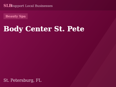 Body Center St. Pete — Beauty Spa in St. Petersburg, FL