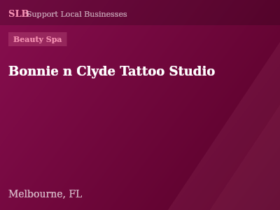 Bonnie n Clyde Tattoo Studio — Beauty Spa in Melbourne, FL