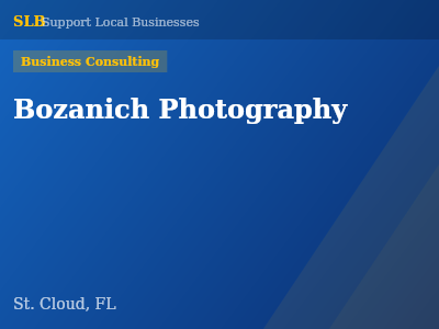Bozanich Photography — Business Consulting in St. Cloud, FL