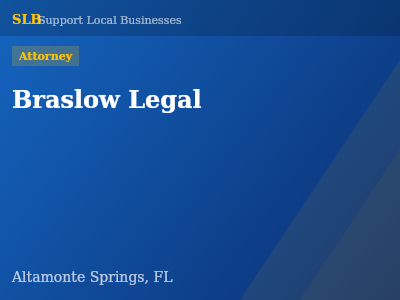 Braslow Legal — Attorney in Altamonte Springs, FL