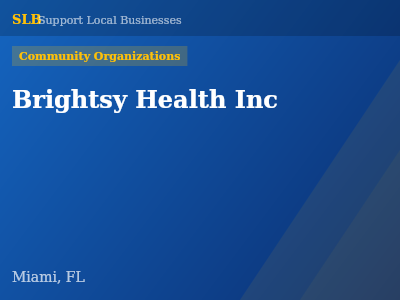 Brightsy Health Inc — Community Organizations in Miami, FL