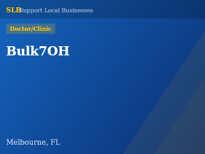 Bulk7OH — Doctor/Clinic in Melbourne, FL
