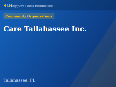 Care Tallahassee Inc. — Community Organizations in Tallahassee, FL