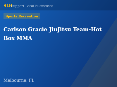 Carlson Gracie JiuJitsu Team-Hot Box MMA — Sports Recreation in Melbourne, FL