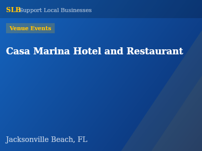 Casa Marina Hotel and Restaurant — Venue Events in Jacksonville Beach, FL