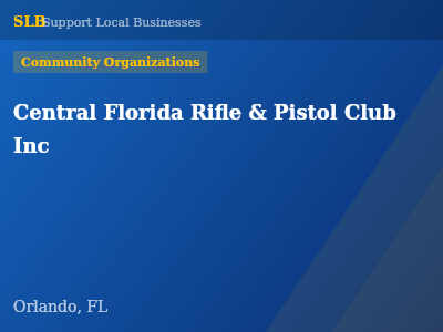 Central Florida Rifle & Pistol Club Inc — Community Organizations in Orlando, FL