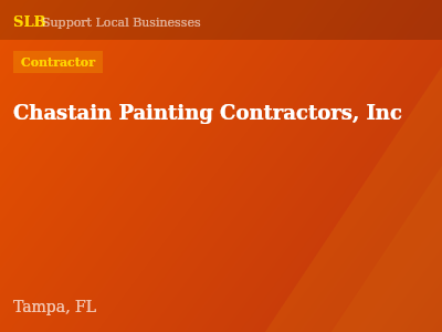 Chastain Painting Contractors, Inc — Contractor in Tampa, FL