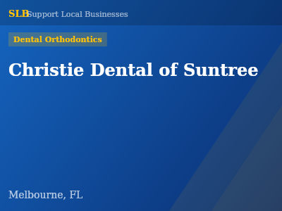 Christie Dental of Suntree — Dental Orthodontics in Melbourne, FL