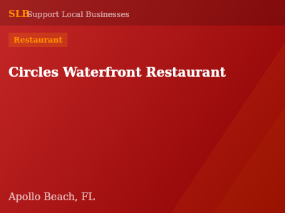 Circles Waterfront Restaurant — Restaurant in Apollo Beach, FL