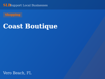 Coast Boutique — Shopping in Vero Beach, FL