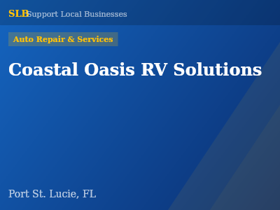 Coastal Oasis RV Solutions — Auto Repair & Services in Port St. Lucie, FL