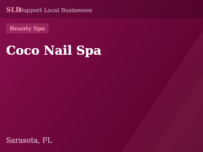Coco Nail Spa — Beauty Spa in Sarasota, FL