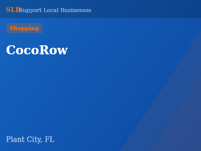 CocoRow — Shopping in Plant City, FL