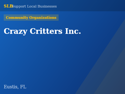 Crazy Critters Inc. — Community Organizations in Eustis, FL