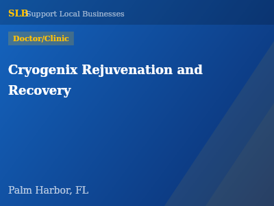 Cryogenix Rejuvenation and Recovery — Doctor/Clinic in Palm Harbor, FL