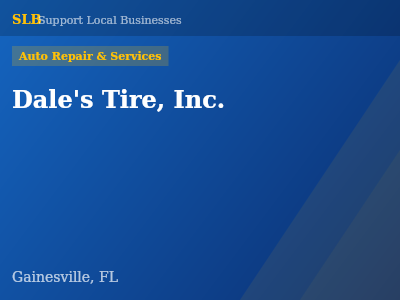 Dale's Tire, Inc. — Auto Repair & Services in Gainesville, FL