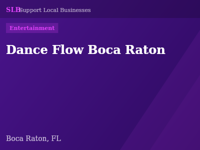 Dance Flow Boca Raton — Entertainment in Boca Raton, FL
