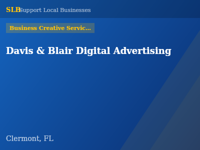 Davis & Blair Digital Advertising — Business Creative Services in Clermont, FL