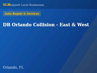 DB Orlando Collision - East & West — Auto Repair & Services in Orlando, FL
