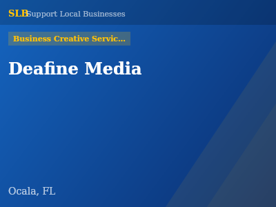 Deafine Media — Business Creative Services in Ocala, FL