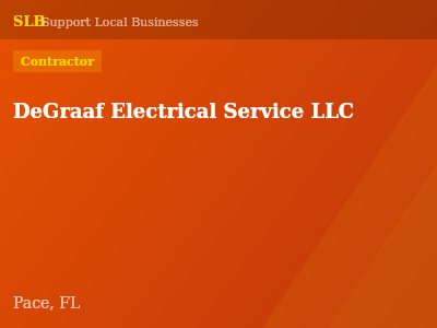 DeGraaf Electrical Service LLC — Contractor in Pace, FL
