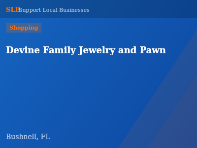 Devine Family Jewelry and Pawn — Shopping in Bushnell, FL