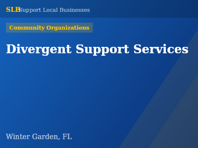 Divergent Support Services — Community Organizations in Winter Garden, FL