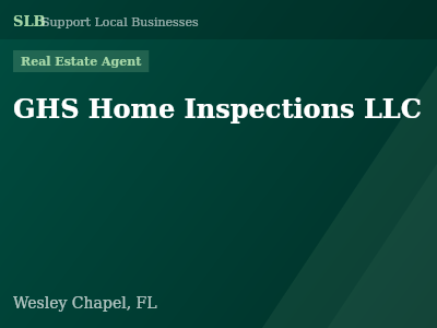 GHS Home Inspections LLC — Real Estate Agent in Wesley Chapel, FL