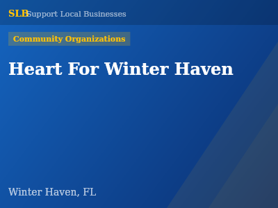 Heart For Winter Haven — Community Organizations in Winter Haven, FL