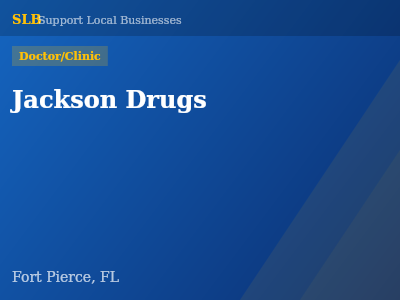 Jackson Drugs — Doctor/Clinic in Fort Pierce, FL