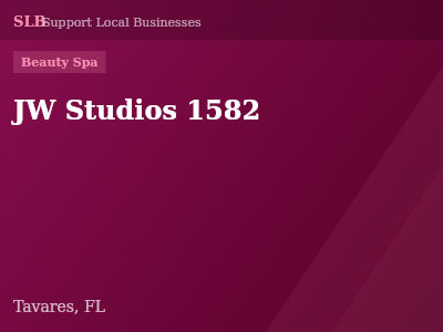 JW Studios 1582 — Beauty Spa in Tavares, FL