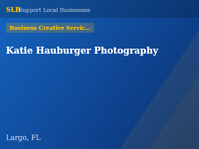 Katie Hauburger Photography — Business Creative Services in Largo, FL