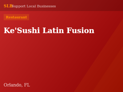 Ke'Sushi Latin Fusion — Restaurant in Orlando, FL