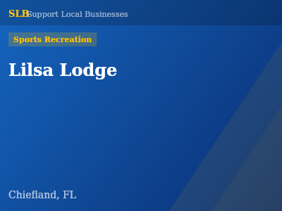 Lilsa Lodge — Sports Recreation in Chiefland, FL