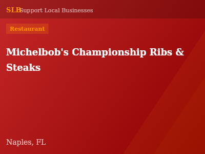 Michelbob's Championship Ribs & Steaks — Restaurant in Naples, FL