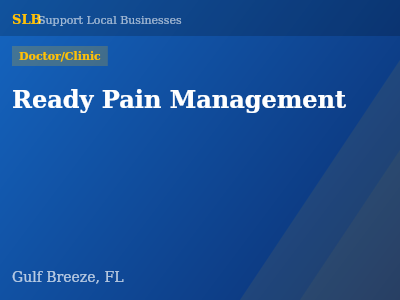 Ready Pain Management — Doctor/Clinic in Gulf Breeze, FL