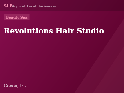 Revolutions Hair Studio — Beauty Spa in Cocoa, FL