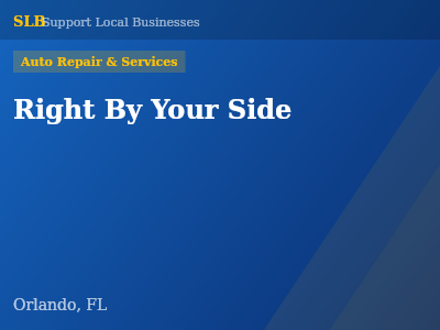 Right By Your Side — Auto Repair & Services in Orlando, FL