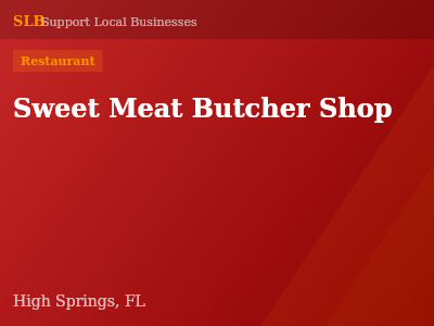 Sweet Meat Butcher Shop — Restaurant in High Springs, FL