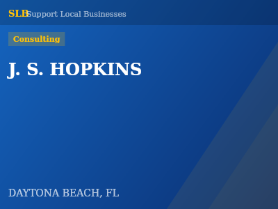 J. S. HOPKINS — Consulting in DAYTONA BEACH, FL
