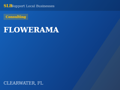 FLOWERAMA — Consulting in CLEARWATER, FL