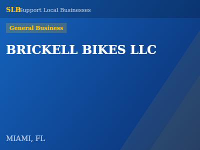BRICKELL BIKES LLC — General Business in MIAMI, FL