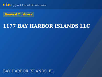 1177 BAY HARBOR ISLANDS LLC — General Business in BAY HARBOR ISLANDS, FL