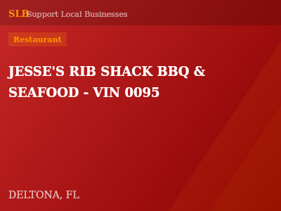 JESSE'S RIB SHACK BBQ & SEAFOOD - VIN 0095 — Restaurant in DELTONA, FL