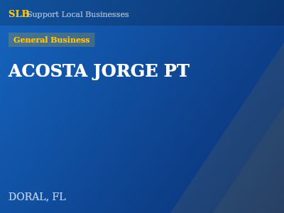 ACOSTA JORGE PT — General Business in DORAL, FL