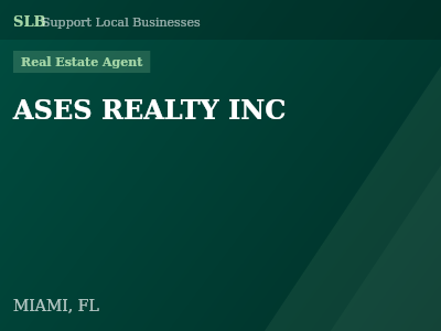 ASES REALTY INC — Real Estate Agent in MIAMI, FL
